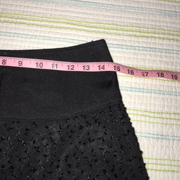 VELVET BOUTIQUE BLACK SEQUIN FLOWING SKIRT MEDIUM - Picture 2 of 6